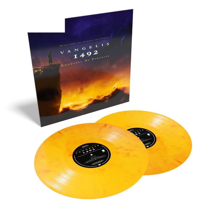 Vangelis - 1492：征服天堂 Conquest Of Paradise【黃色彩膠】（黑膠唱片 2LP） 封面