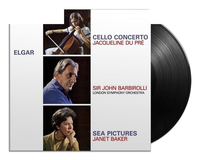 賈桂琳 杜普蕾 Jacqueline du Pre - Elgar: Cello Concerto & Sea Pictures（黑膠唱片 LP） 封面