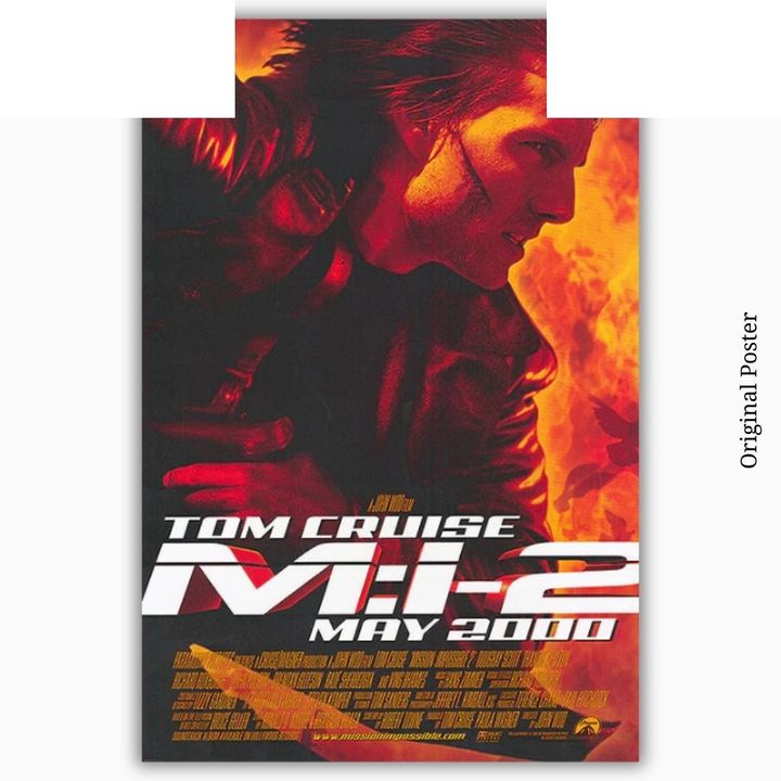 【私訊客服詢問】不可能的任務 2 Mission Impossible 2 Original 原版海報 【收藏品】 封面