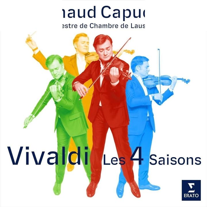 雷諾 卡普頌 Renaud Capuçon - 四季 The Four Seasons 【協奏曲】（黑膠唱片 2LP） 封面