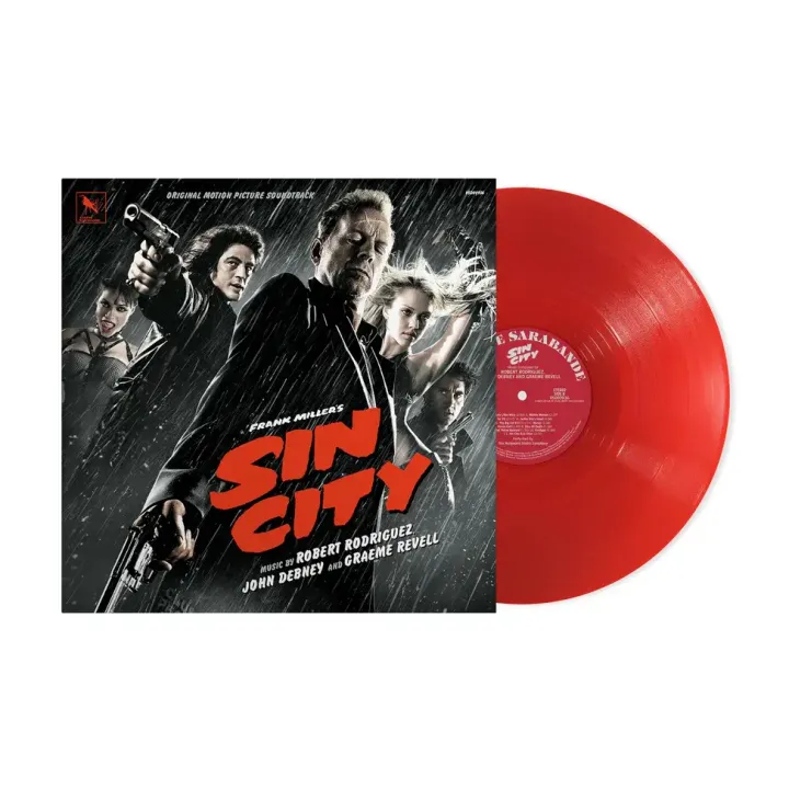 Sin City 電影原聲帶 【半透明紅色彩膠】（黑膠唱片 LP） 封面