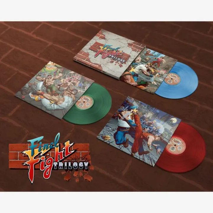 快打旋風外傳 三部曲 Final Fight Trilogy 【原聲帶｜藍綠紅彩膠】（黑膠唱片 3LP） 內頁 1