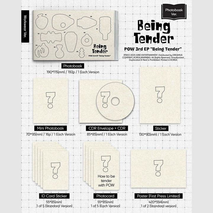 POW - 迷你三輯: Being Tender【Photobook 版】（CD） 內頁 1