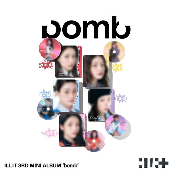 ILLIT - 迷你三輯: Bomb【GILLIT 版】（CD） 封面