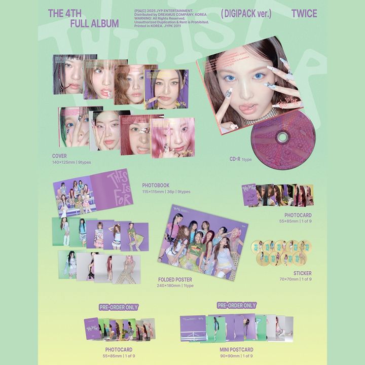 TWICE - 正規四輯: This Is For【Digipack 版】（CD） 內頁 1