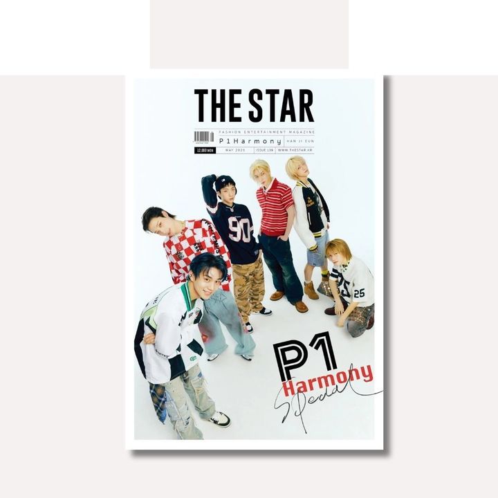 THE STAR 2025 5月號封面人物：P1Harmony（韓國雜誌） 封面