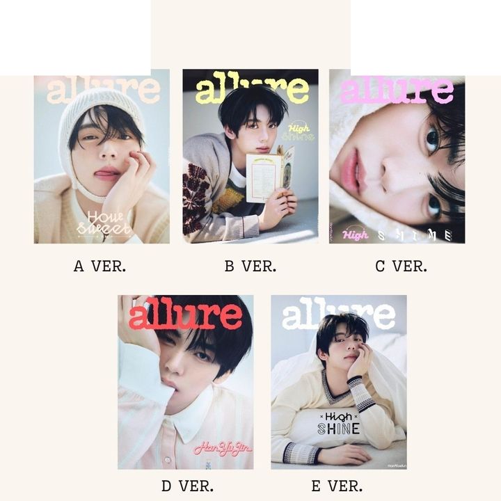 ALLURE 2025 5月號封面人物：HAN YUJIN 韓維辰（ZB1）（韓國雜誌） 封面