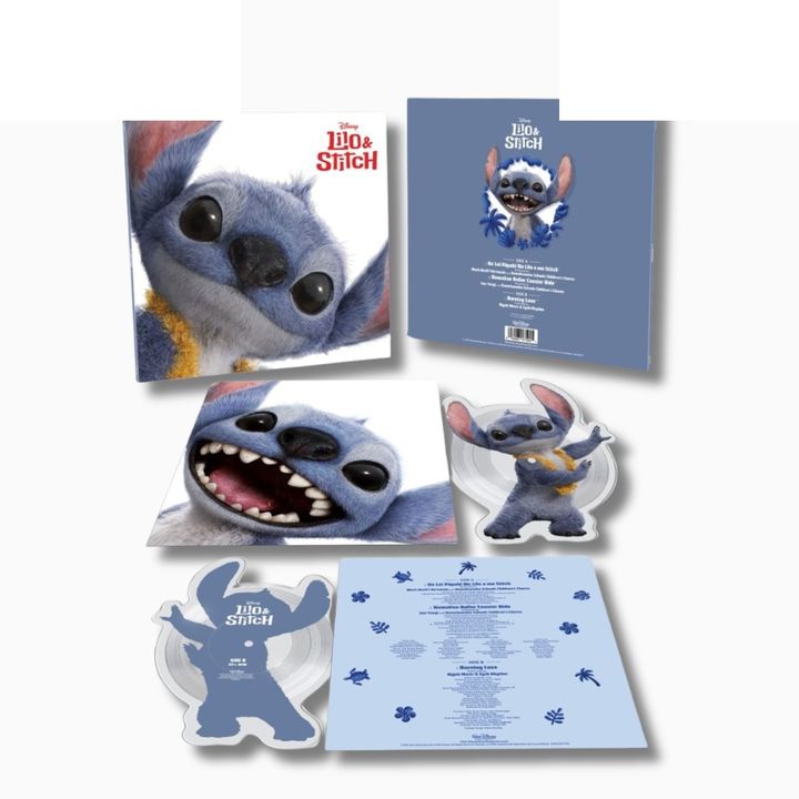 星際寶貝：史迪奇 Lilo & Stitch 電影版原聲帶【十寸造型圖片膠】（黑膠唱片 LP） 封面