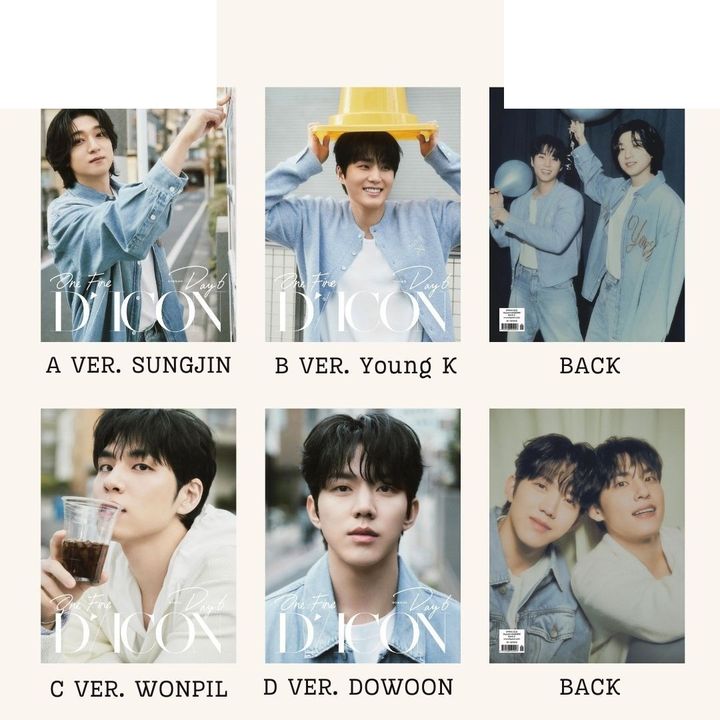 DICON VOLUME N°27 ONE FINE 封面人物：DAY6（韓國雜誌） 封面