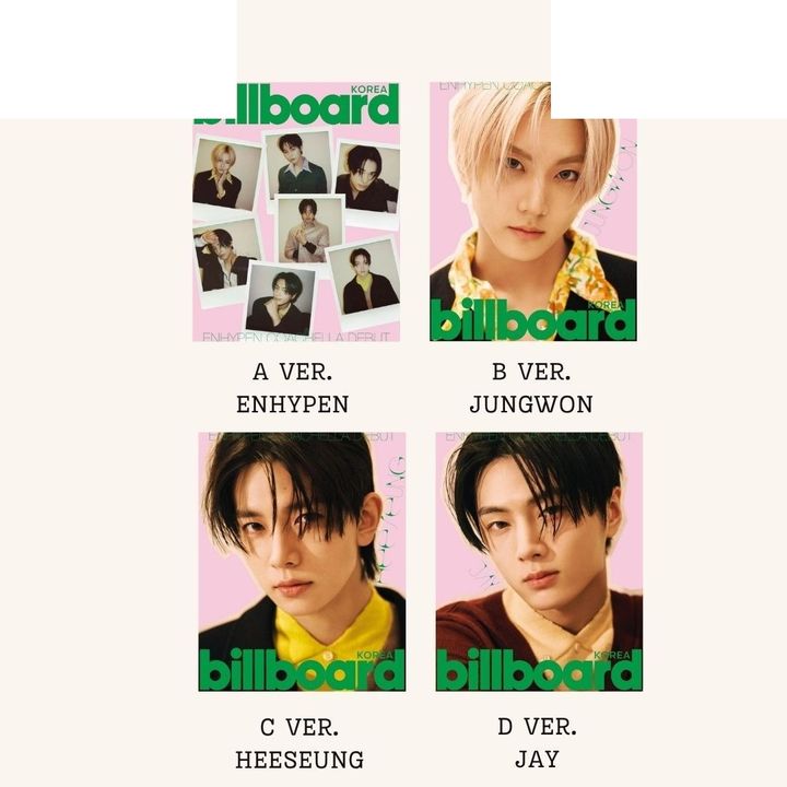 BILLBOARD KOREA - 封面人物：ENHYPENS COACHELLA DEBUT（特別版｜韓國雜誌） 封面