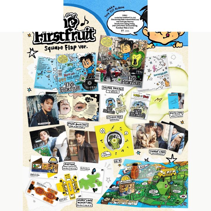 【限時補貨預購】李敏亨 MARK (NCT) - 正規一輯: The Firstfruit【Square Flap 版】（CD） 內頁 1