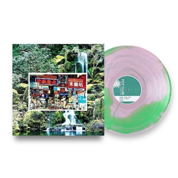Yot Club - Bipolar / Nature Machine【獨立樂團｜粉綠潑墨彩膠】（黑膠唱片 LP） 封面
