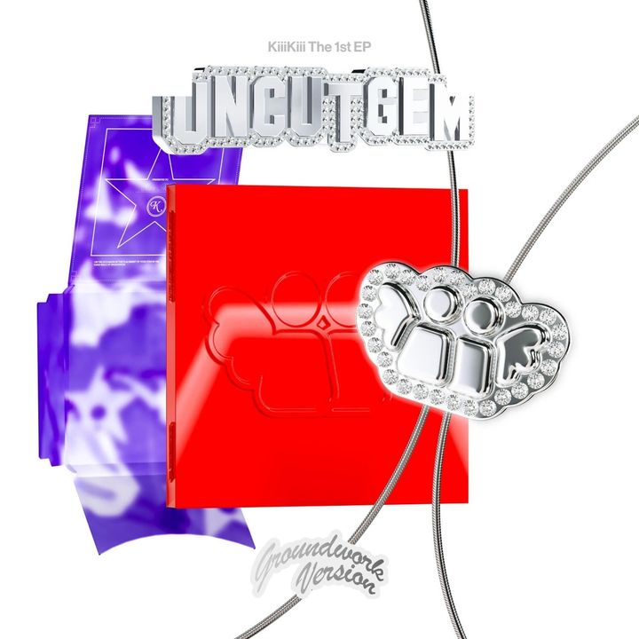 kiiikiii - 1st EP: Uncut Gem【Groundwork 限量版】（CD） 封面