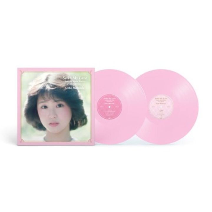 松田聖子 Seiko Matsuda - Seiko My Love -Yoshiko Miura Works（45週年版｜粉色彩膠｜黑膠唱片 LP） 封面