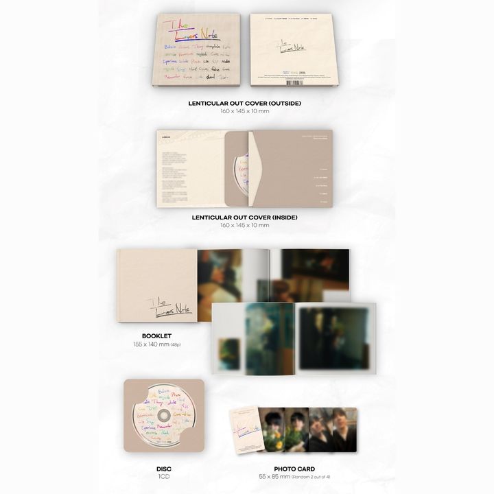 HONG ISAAC - 迷你五輯: The Lovers Note（CD） 內頁 1