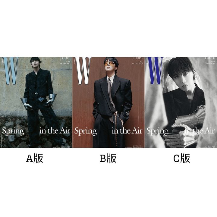 W KOREA 2025.3: 封面人物 BTS J HOPE（韓國雜誌） 封面