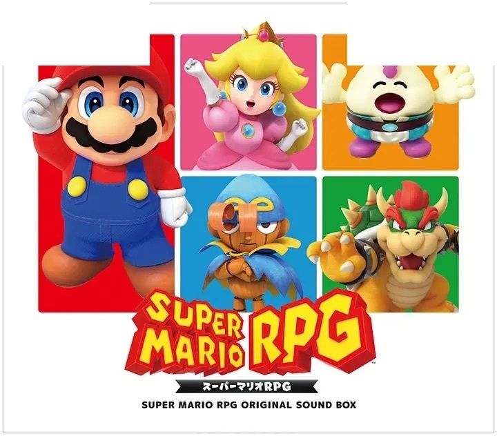 超級瑪利歐兄弟 RPG 原聲帶 盒裝（4 CD） 封面