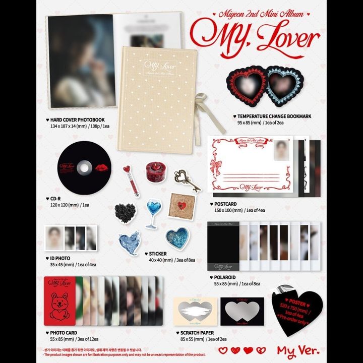 曹薇娟 MIYEON（I-DLE） - 迷你二輯：MY, LOVER 【PHOTOBOOK 版】（CD） 內頁 1