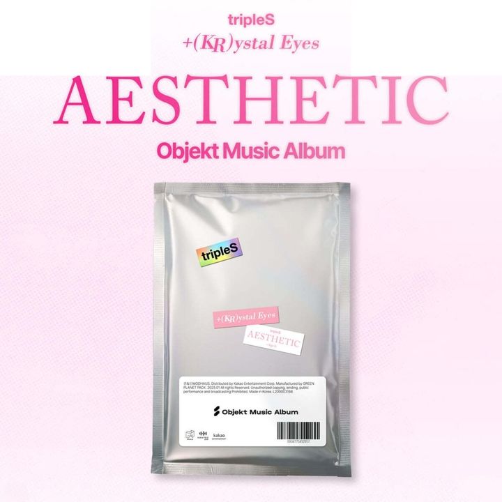 tripleS - OBJEKT 迷你專輯: +(KR)ystal Eyes <AESTHETIC>（數位專輯） 封面