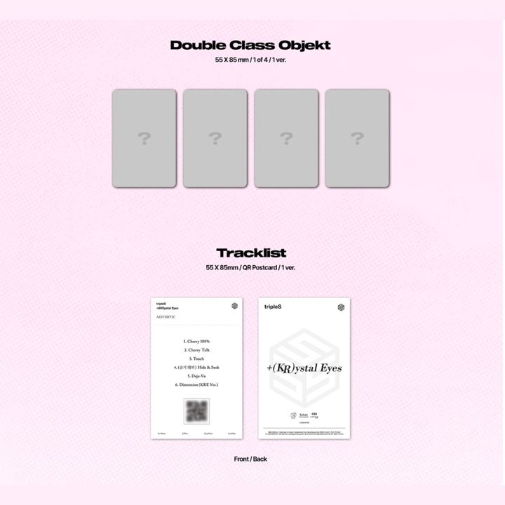 tripleS - OBJEKT 迷你專輯: +(KR)ystal Eyes <AESTHETIC>（數位專輯） 內頁 1