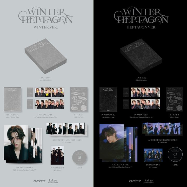 GOT7 - 迷你專輯: Ｗinter Heptagon（CD） 內頁 1