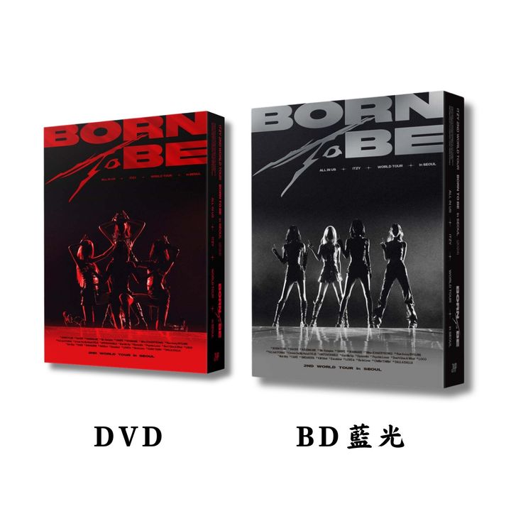 ITZY - 第二次世界巡迴演唱會: Born To Be（DVD｜BD 藍光 ） 封面