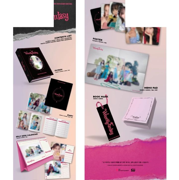 WEEEKLY - 2025 Season's Greetings（年曆｜官方周邊） 內頁 1