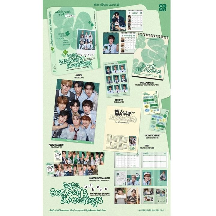 XIKERS - 2025 Season's Greetings（年曆｜官方周邊） 內頁 1