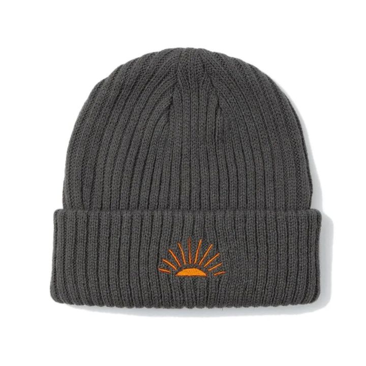 落日飛車 sunsetrollercoaster - “INFINITY SUNSET“ Beanie (Charcoal) 毛帽 封面
