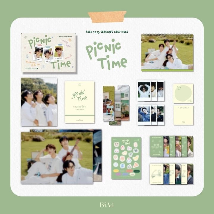 WM 家族 B1A4 / Oh My Girl / ONF / Lee Chae Yeon - 2025 Season's Greetings（年曆｜官方周邊） 內頁 1