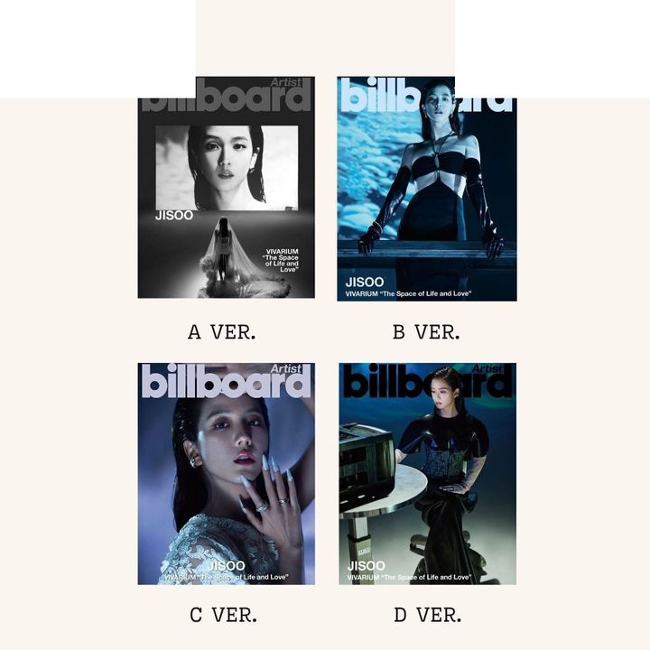 Billboard Artist Book: Jisoo（寫真書｜韓國雜誌） 封面