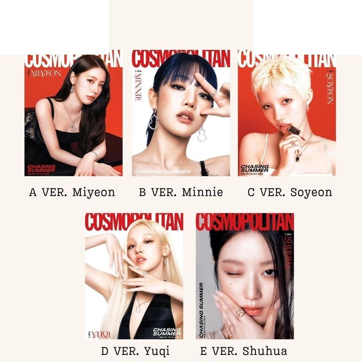 COSMOPOLITAN 2025 6月號 封面人物：i-dle（韓國雜誌） 內頁 1