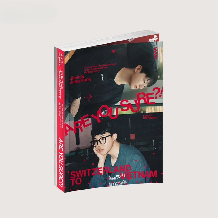 朴智旻 JIMIN X 田柾國 JUNG KOOK（BTS）- Are You Sure?! Season2 【PHOTOBOOK】（官方周邊） 封面
