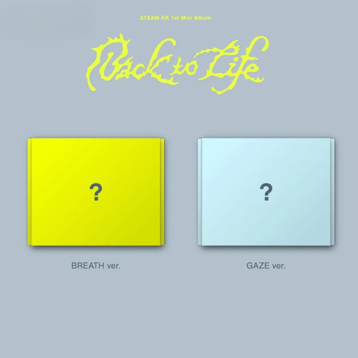 &TEAM - 迷你一輯：BACK TO LIFE 【韓專｜2個版本】（CD） 封面