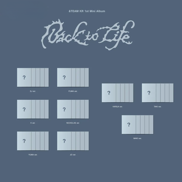 &TEAM - 迷你一輯：BACK TO LIFE 【韓專｜ROAR 版】（CD） 封面
