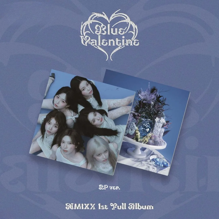 NMIXX - 正規一輯：BLUE VALENTINE【唱片顏色未定｜2個版本】（黑膠唱片 LP） 封面