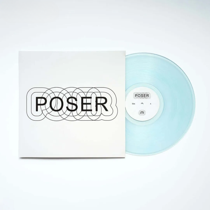 ZION.T - 迷你專輯：POSER 【藍色彩膠｜限量1000張手寫編號】（黑膠唱片 LP） 封面