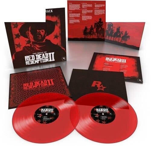 碧血狂殺 2 Red Dead Redemption 2（限量版｜紅色彩膠｜黑膠唱片 2LP） 封面