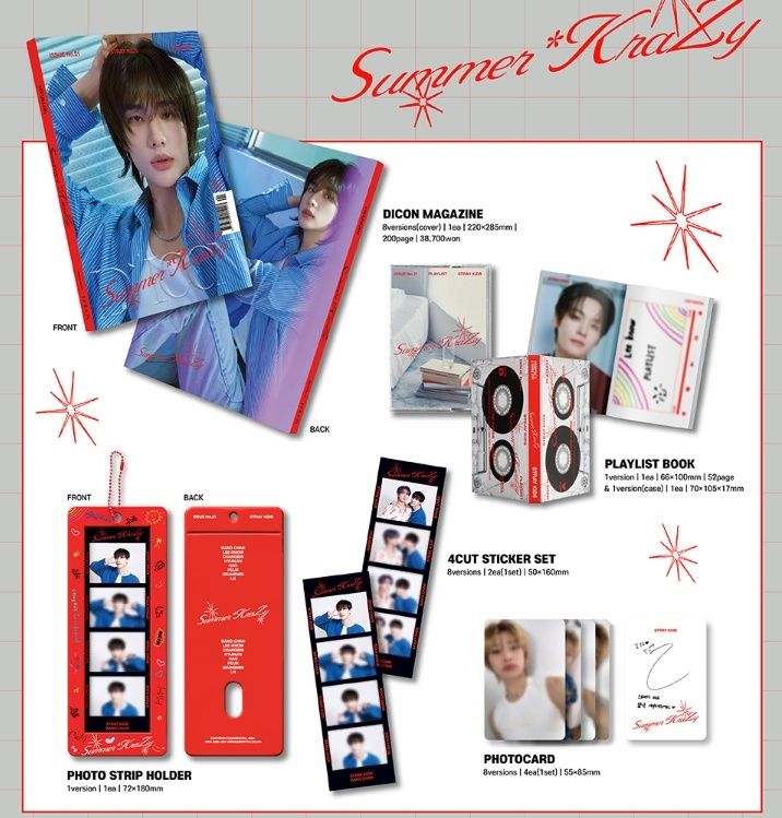 DICON VOLUME N°21: STRAY KIDS SUMMER KRAZY（A 版｜可選成員｜寫真書） 內頁 1