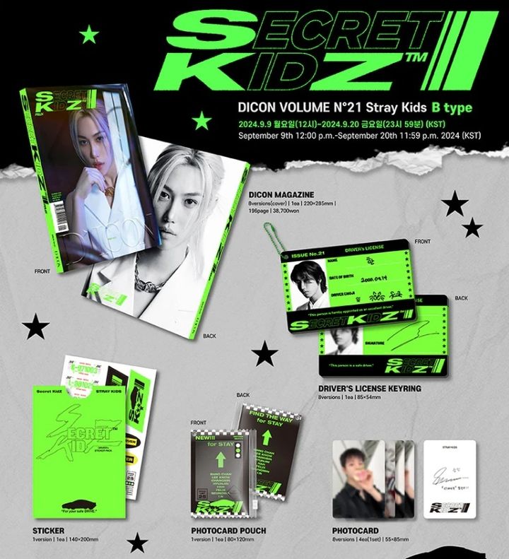 DICON VOLUME N°21: STRAY KIDS SUMMER KRAZY（B 版｜可選成員｜寫真書） 內頁 1