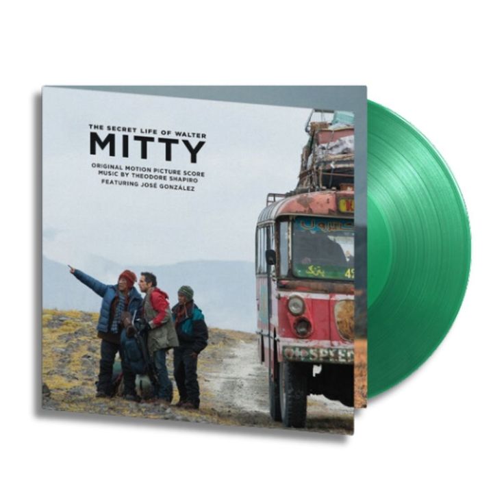 白日夢冒險王 The Secret Life of Walter Mitty 原聲帶（綠色彩膠｜黑膠唱片LP） 封面