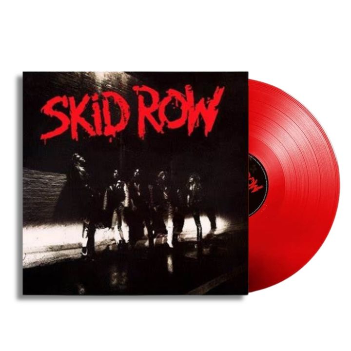 Skid Row- Skid Row（週年紀念款｜紅膠彩膠｜黑膠唱片 LP） 封面