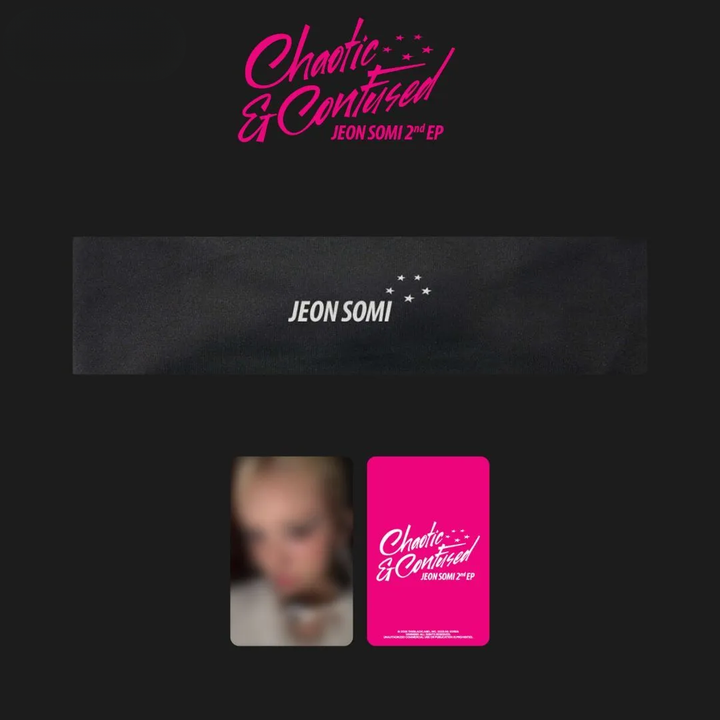 全昭彌 JEON SOMI - 迷你二輯：Chaotic & Confused 【髮帶｜MD】（官方周邊） 封面