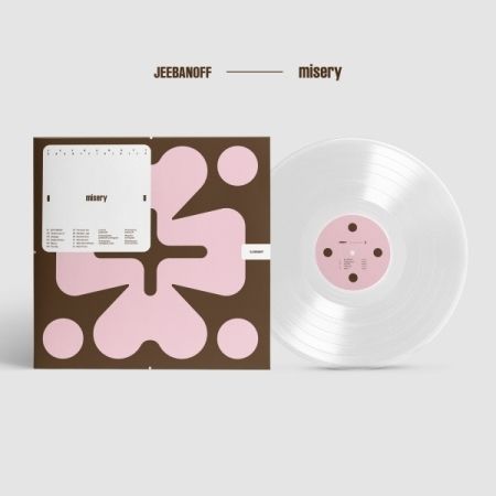 JEEBANOFF - 正規三輯 MISERY 【白色透明彩膠】（黑膠唱片 LP） 封面