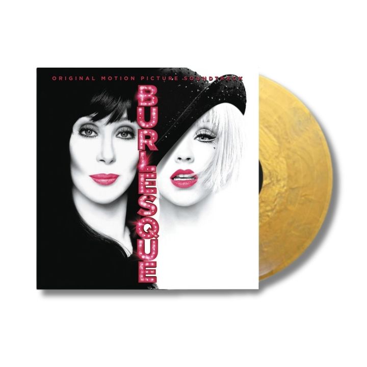 Cher & Christina Aguilera - Burlesque 舞孃俱樂部 原聲帶（金色彩膠｜黑膠唱片 LP） 封面
