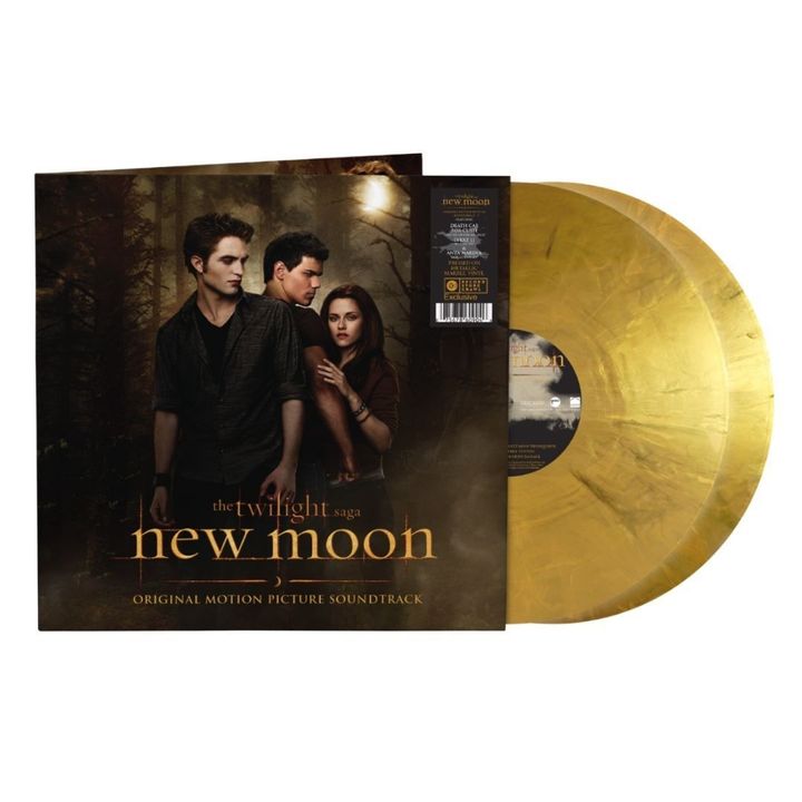 暮光之城2：新月 The Twilight Saga: New Moon（Indie 獨家款｜金色彩膠｜黑膠唱片 LP） 封面