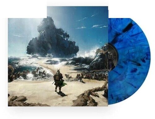 對馬戰鬼 Ghost Of Tsushima 原聲帶 （獨家款潑墨彩膠｜黑膠唱片 LP） 封面
