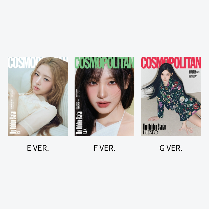 COSMOPOLITAN SHINE 封面人物： IVE GROUP 【七版】（韓國雜誌） 內頁 1