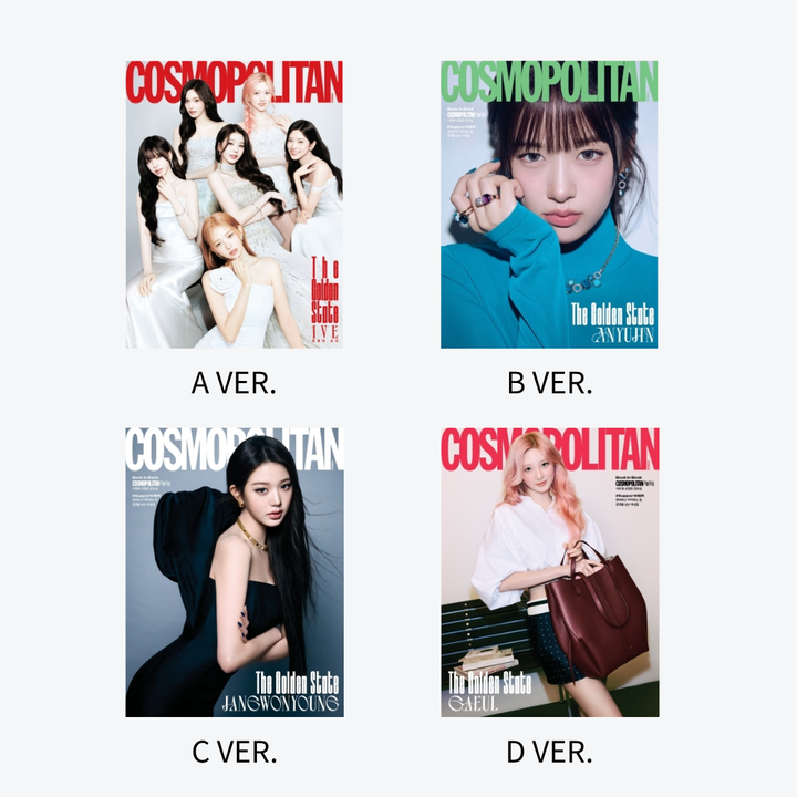 COSMOPOLITAN SHINE 封面人物： IVE GROUP 【七版】（韓國雜誌） 封面