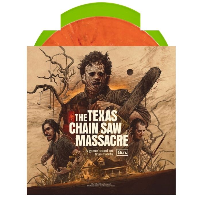 德州電鋸殺人狂 The Texas Chain Saw Massacre Game Bundle 遊戲原聲帶（雙色彩膠｜黑膠唱片2LP） 封面